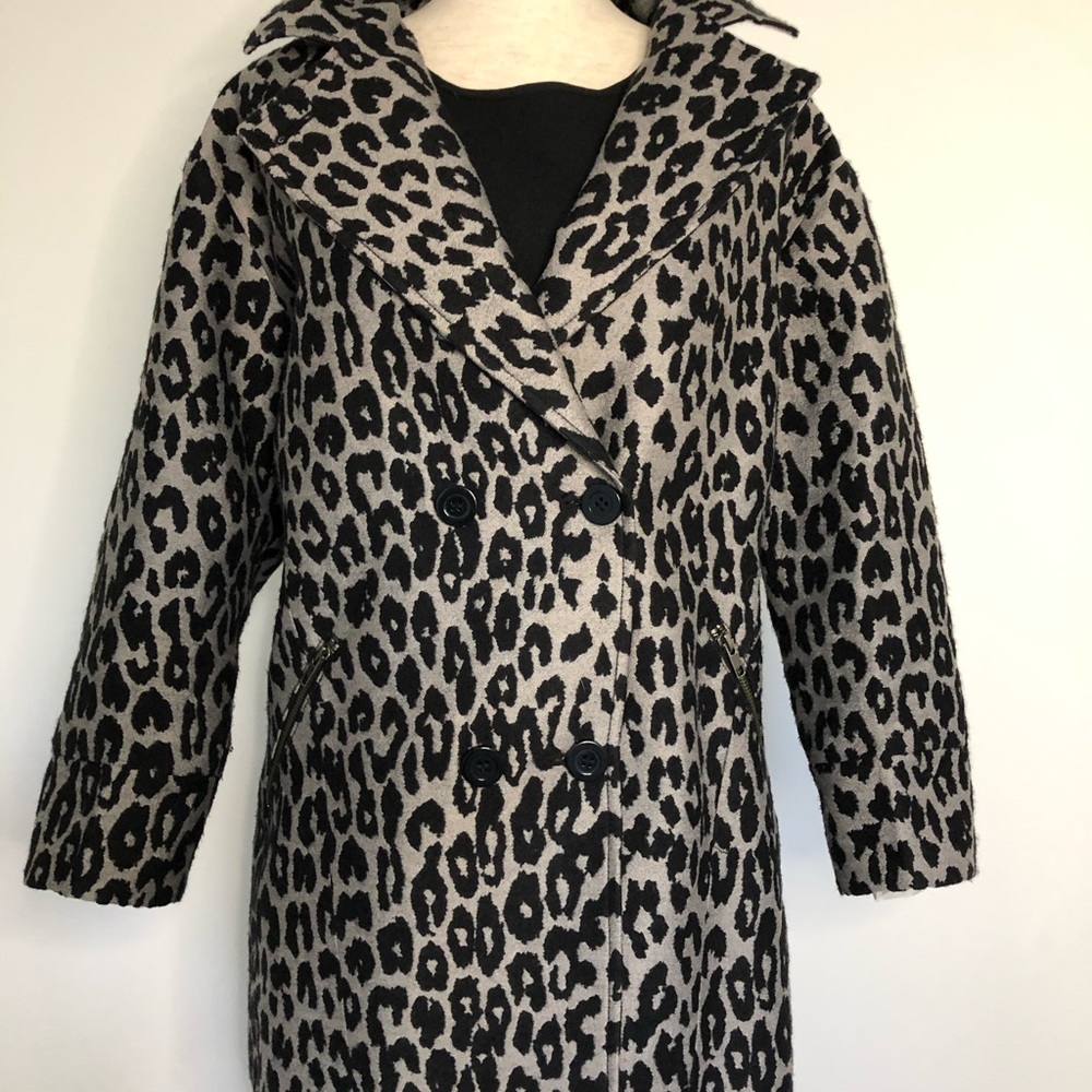Reiss Leopard Coat